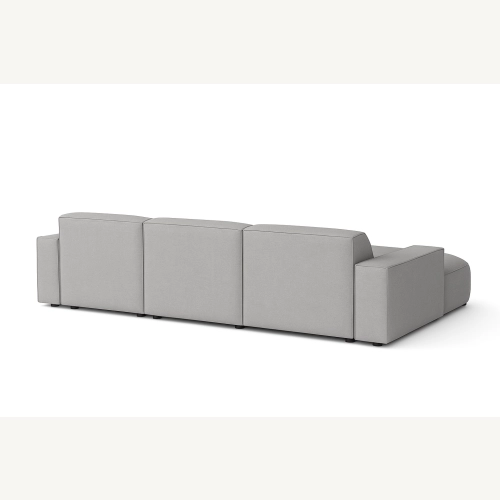 Olio Selezione Sofa w kształcie litery L Tkanina Raven 7